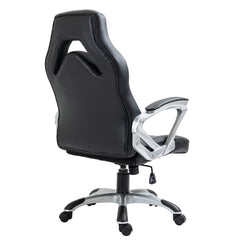 Bürostuhl Foxton Kunstleder - schwarz/grau