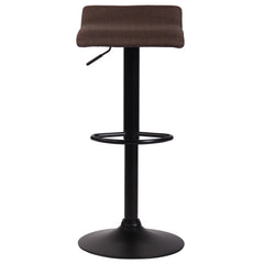 Barhocker Dyn V2 Stoff schwarz - braun