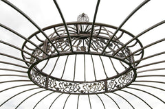 Luxus Pavillon Romantik rund 350 cm - bronze