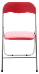 2er Set Klappstuhl Felix - rot/silber by Dropshipping-Europe – Möbel