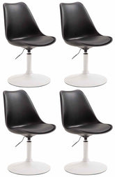 4er Set Esszimmerst�hle Maverick W Kunststoff - schwarz