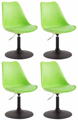4er Set Esszimmerst�hle Maverick B Kunststoff - gr�n