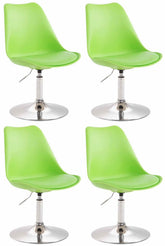 4er Set Esszimmerst�hle Maverick C Kunststoff - gr�n