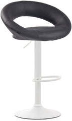 2er Set Barhocker Olinda Kunstleder wei� - grau