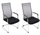 2er Set Besucherstühle Brenda - grau