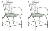2er Set St�hle Sheela - antik-gr�n