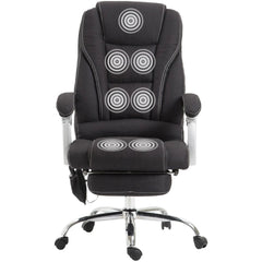 Bürostuhl Pacific Stoff mit Massagefunktion - schwarz
