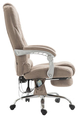 Bürostuhl Pacific Stoff mit Massagefunktion - taupe