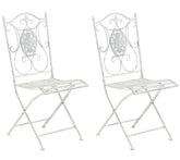 2er Set St�hle Sibell - antik wei�