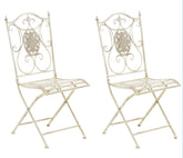 2er Set Stühle Sibell - antik-creme