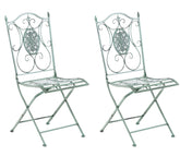 2er Set St�hle Sibell - antik-gr�n