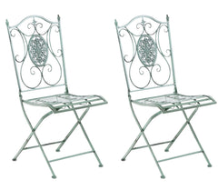 2er Set St�hle Sibell - antik-gr�n