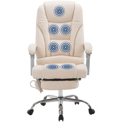 Bürostuhl Pacific mit Massagefunktion - creme