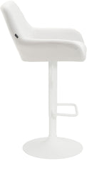 Barhocker Detmold Kunstleder - wei�