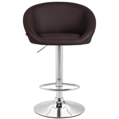 2er Set Barhocker Miami V2 Kunstleder C - braun