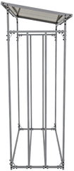 Kaminholzunterstand + Abdeckplane Ruston Aluminium L - anthrazit