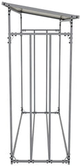 Kaminholzunterstand + Abdeckplane Ruston Aluminium XL - anthrazit