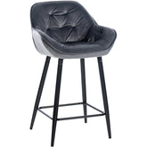 Barhocker Gibson Samt - dunkelgrau