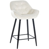 Barhocker Gibson Samt - creme