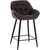 Barhocker Gibson Stoff - braun