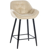 Barhocker Gibson Stoff - creme