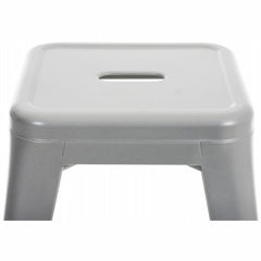 4er Set Hocker Armin - silber - InfinityMarket