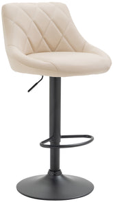Barhocker Lazio Kunstleder schwarz - creme by Dropshipping-Europe – Barhocker