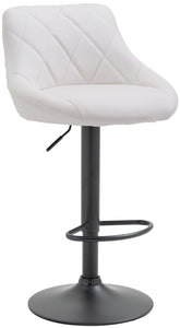 Barhocker Lazio Kunstleder schwarz - wei� by Dropshipping-Europe – Barhocker