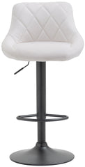 Barhocker Lazio Kunstleder schwarz - wei�