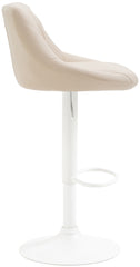 Barhocker Lazio Kunstleder wei� - creme