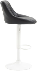 Barhocker Lazio Kunstleder wei� - schwarz