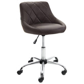 Arbeitshocker Lazio Kunstleder - braun