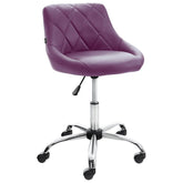Arbeitshocker Lazio Kunstleder - lila