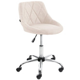 Arbeitshocker Lazio Stoff - creme