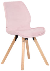 Stuhl Luna Samt - pink