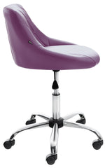 Arbeitshocker Lazio Kunstleder - lila