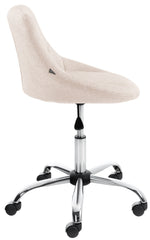 Arbeitshocker Lazio Stoff - creme
