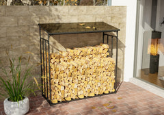Kaminholzunterstand Ruston Aluminium XL - anthrazit