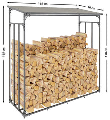 Kaminholzunterstand Ruston Aluminium XL - anthrazit