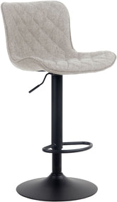 Barhocker Emma Stoff - taupe