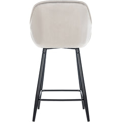 Barhocker Gibson Samt - grau