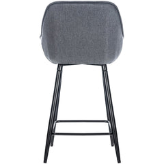 Barhocker Gibson Stoff - grau