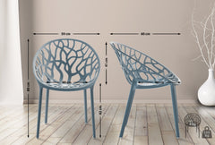 4er Set Stuhl Hope - grau