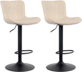 2er Set Barhocker Linus Kunstleder - creme