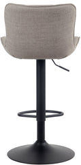 2er Set Barhocker Linus Stoff - taupe