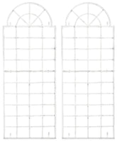 2er Set Rankgitter Viva - antik wei� by Dropshipping-Europe – Rosenb�gen