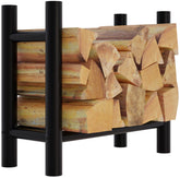 Kaminholzst�nder Medya rund 30x60x60 cm - schwarz