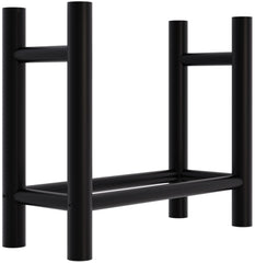 Kaminholzst�nder Medya rund 30x60x60 cm - schwarz