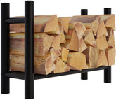 Kaminholzst�nder Medya rund 30x80x60 cm - schwarz
