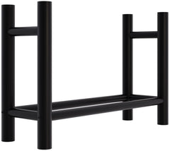 Kaminholzst�nder Medya rund 30x80x60 cm - schwarz